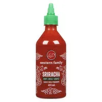 Western Family - Sriracha Hot Chili Sauce, 455 Millilitre