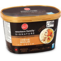 Western Family - Signature Creme Brulee Ice cream, 1.65 Litre