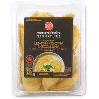 Western Family - Lemon Ricotta Mezzaluna Pasta, 300 Gram