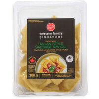 Western Family - Italian Style Sausage Ravioli Pasta, 300 Gram