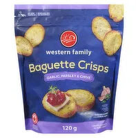 Western Family - Baguette Crisps Garlic Chives