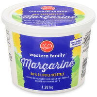 Western Family - 68% Oil Margarine, 1.28 Kilogram