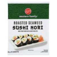 Western Family - Roasted Seaweed sushi nori, 28 Gram