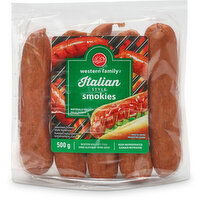 Western Family - Italian Style Smokies, 500 Gram