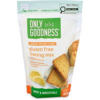 Only Goodness - Lemon Pound Cake Baking Mix, Gluten Free, 460 Gram