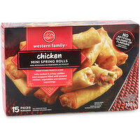 Western Family - WF Mini Chicken & Veggie Spring Roll, 300 Gram