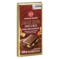 Western Family - Dark Fruit and Nut Chocolate Bar