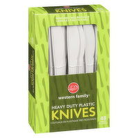 WF - Heavy Duty Plastic Knives, 48 Each