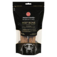 Western Family - WFS Beef Bone Dog Chew, 4 Each