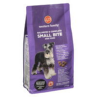 Western Family - Balanced & Complete Small Bite Dog Food, 2 Kilogram