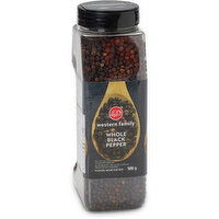 Western Family - Whole Black Pepper, 500 Gram