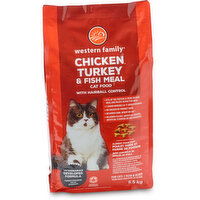 Western Family - Chicken Turkey and Fish Meal Cat Food, 5.5 Kilogram