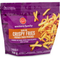 Western Family - Skin On Crispy French Fries, 750 Gram