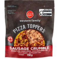 Western Family - Sausage Crumble Pizza Topper, 1 Each