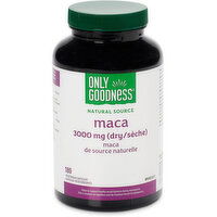 Only Goodness - Maca Capsules 3000 mg (dry), 180 Gram