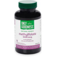 Only Goodness - Methylfolate Capsules (Active Folic Acid), 60 Each