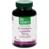 Only Goodness - N-Acetyl-L Cysteine Capsules 600 mg, 120 Gram