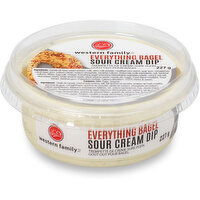 Western Family - Everything Bagel Sour Cream Dip, 227 Gram