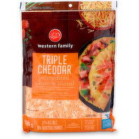 Western Family - Triple Shredded Cheddar Blend, 900 Gram