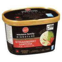 Western Family - Signature Strawberry Matcha Ice Cream - Limited Edition, 1.65 Litre
