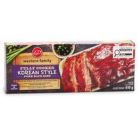 Western Family - Korean Style Pork Back Ribs, 610 Gram