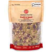 Western Family - Fruit & Seed Snack Mix, 500 Gram