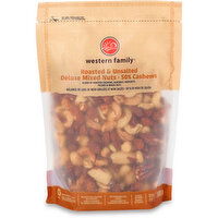 Western Family - Deluxe Mixed Nuts, Roasted Unsalted, 500 Gram