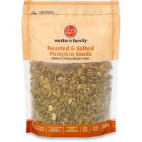 Western Family - Pumpkin Seeds, Roasted & Salted, 350 Gram
