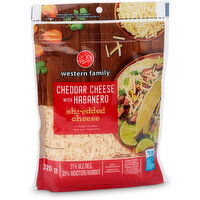 Western Family - Habanero Shredded Cheese, 320 Gram