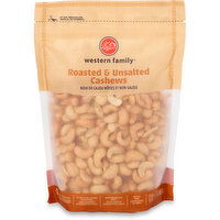Western Family - Roasted & Unsalted Cashews, 500 Gram