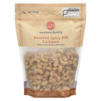 Western Family - Roasted Cashews, Spicy Dill Flavored, 500 Gram