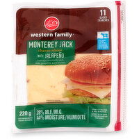Western Family - Western family Monte Jack Jalapeno, 220 Gram