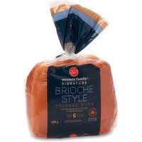 Western Family - Brioche Style Sausage Buns, 6 Pack, 1 Each