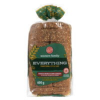 Western Family - Everything White Bread 600g, 1 Each