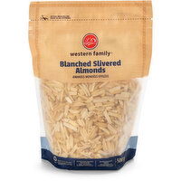 Western Family - Almonds Blanched Slivered, 500 Gram