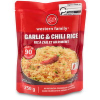 Western Family - Garlic & Chili Rice, 250 Gram