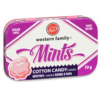 Western Family - Mints Cotton Candy, 50 Gram