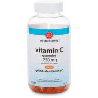 Western Family - Vitamin C 250mg Orange Gummy, 250 Each