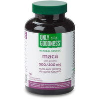 Only Goodness - Maca Ginseng 500/200mg, 90 Each