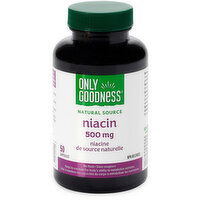 Only Goodness - Niacin 500mg, 50 Each