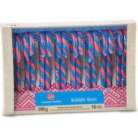 Western Family - Bubble Gum Flavour Candy Cane, 16 Pack, 200 Gram
