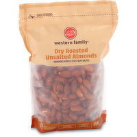 Western Family - Dry Roasted Unsalted Almonds, 500 Gram