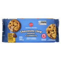Western Family - Oatmeal Chocolate Cranberry, 280 Gram
