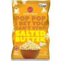 Western Family - Salted Butter Popcorn, 350 Gram