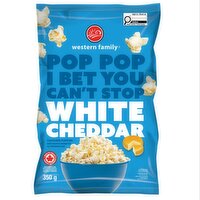 Western Family - White Cheddar Popcorn, 350 Gram