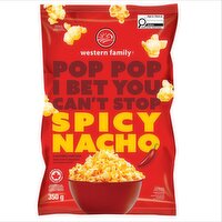 Western Family - Spicy Nacho Popcorn, 350 Gram