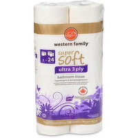 Western Family - Ultra Soft Bath Tissue, 8 Each