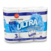 Western Family - Ultra Split To Fit Towels 3=6, 3 Each