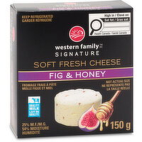 Western Family Signature - Fig & Honey Soft Fresh Cheese, 150 Gram