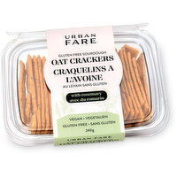 Urban Fare - Sourdough Oat Crackers With Rosemary, 240 Gram